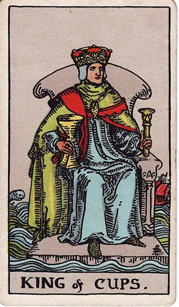 컵 왕(King of Cups) 타로카드